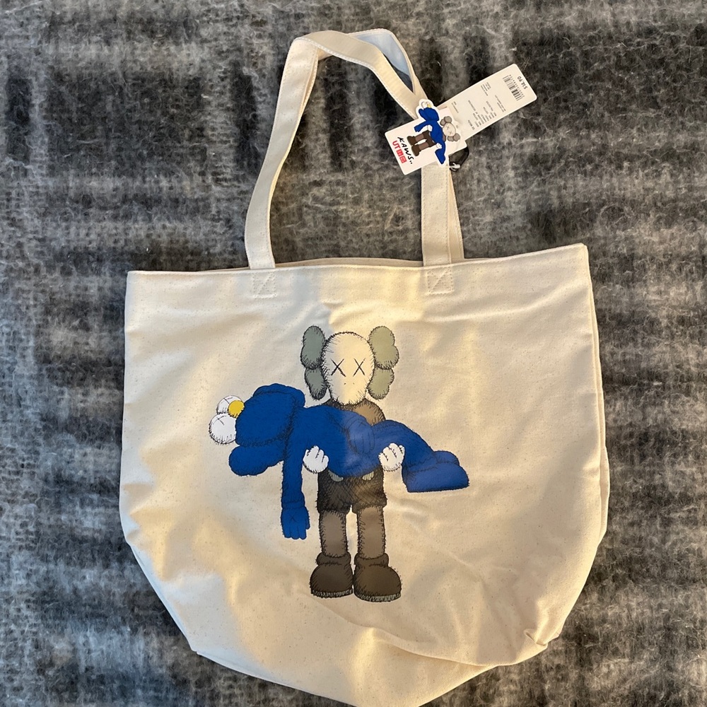 NWT kaws X uniqlo tote bag